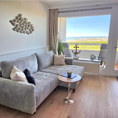 Neu! Strandstuuv Mit Traumhaftem Blick Auf Nordsee Apartament