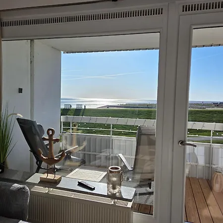 Neu! Strandstuuv Mit Traumhaftem Blick Auf Nordsee *